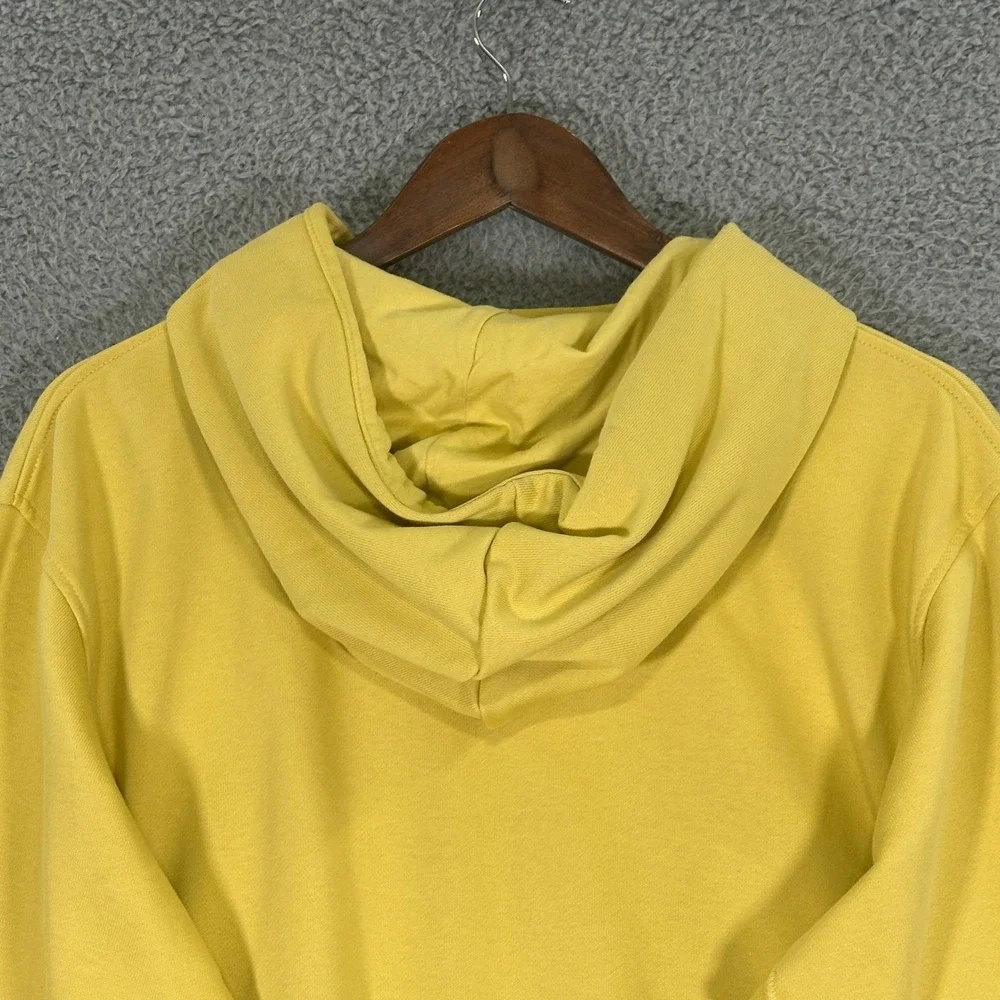 Nike Standard Issue Hoodie Mens Small Yellow Excellent Dri-FIT CV0864-700